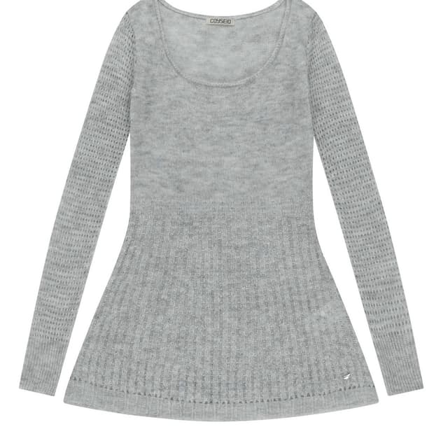 (새상품) 코이세이오 원피스 SOFT BELL KNIT LIGHT GR