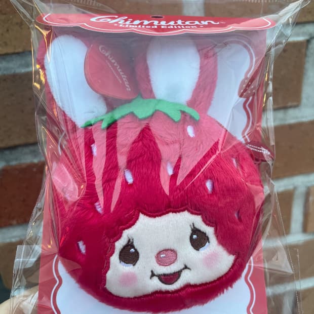 [새상품/한정판]몬치치 딸기 치무탄 파우치 카드지갑 동전지갑 키링 키체인