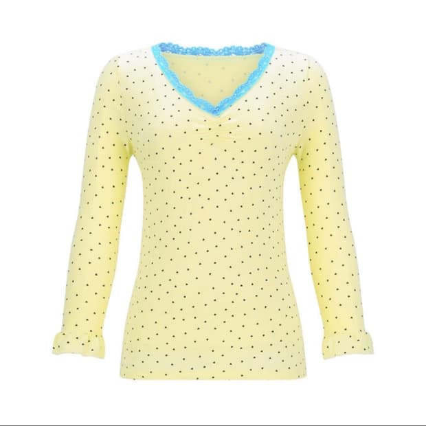 샵페어리 미니 하트레이스 탑 레몬(lemon)