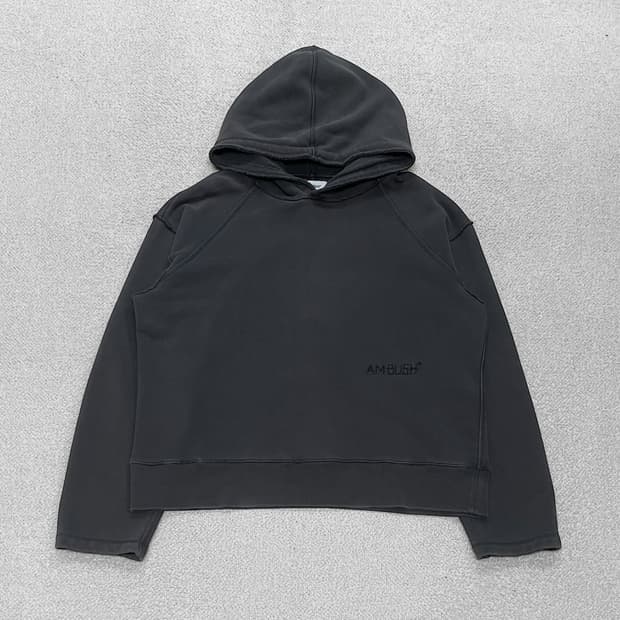 앰부쉬 Ambush 로우 엣지 피그먼트 후드티