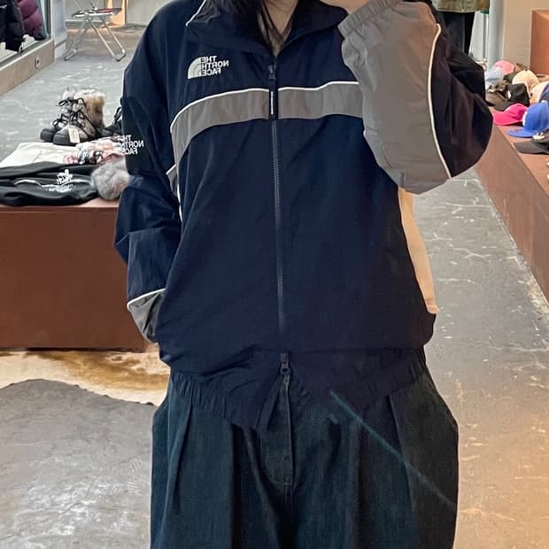 노스페이스 화이트라벨 킥플레스 네이비 자켓 H1736