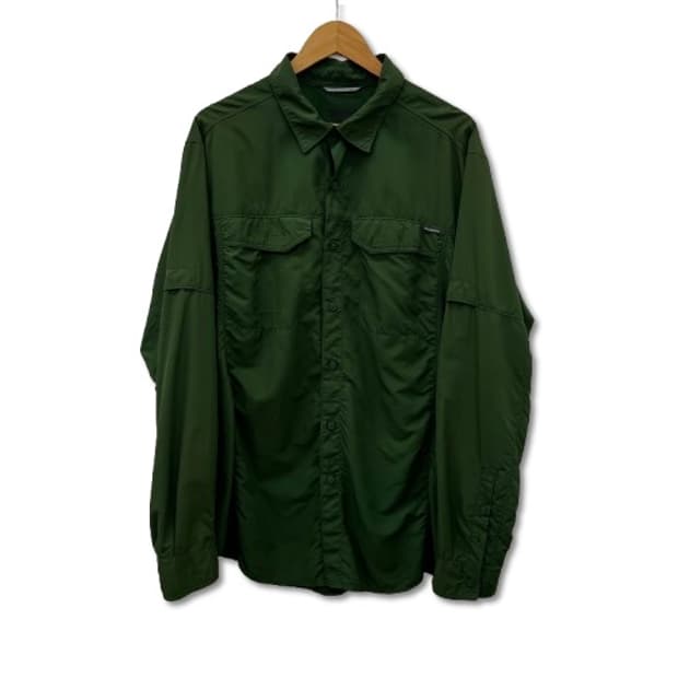 컬럼비아 카키 라이트 웨이트 셔츠 자켓