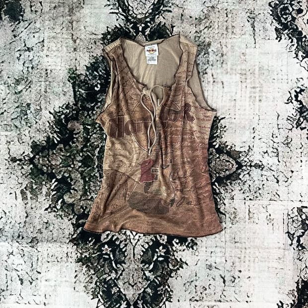 Hard rock grunge tank tops