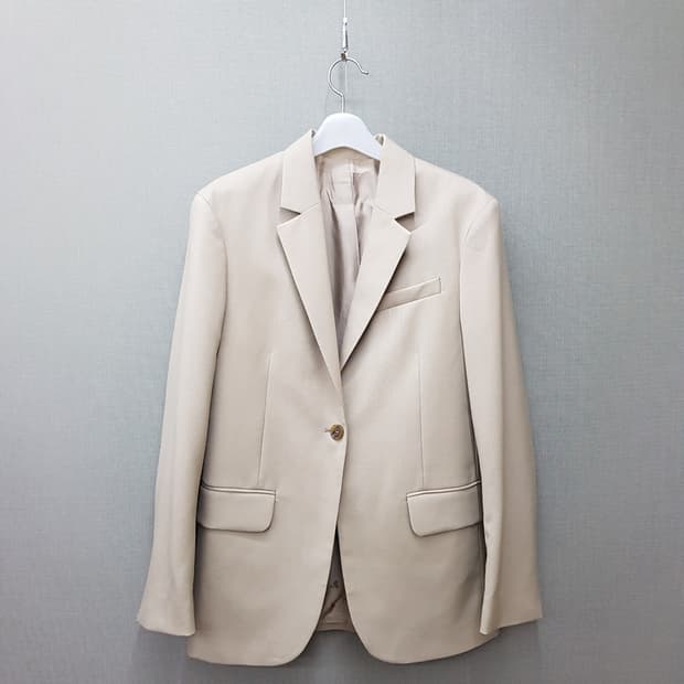 아르켓 ARKET 울 싱글 테일러드 자켓 160/76 사이즈