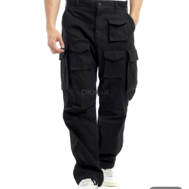 엔지니어드 가먼츠 fa pants black cotton 블랙 m