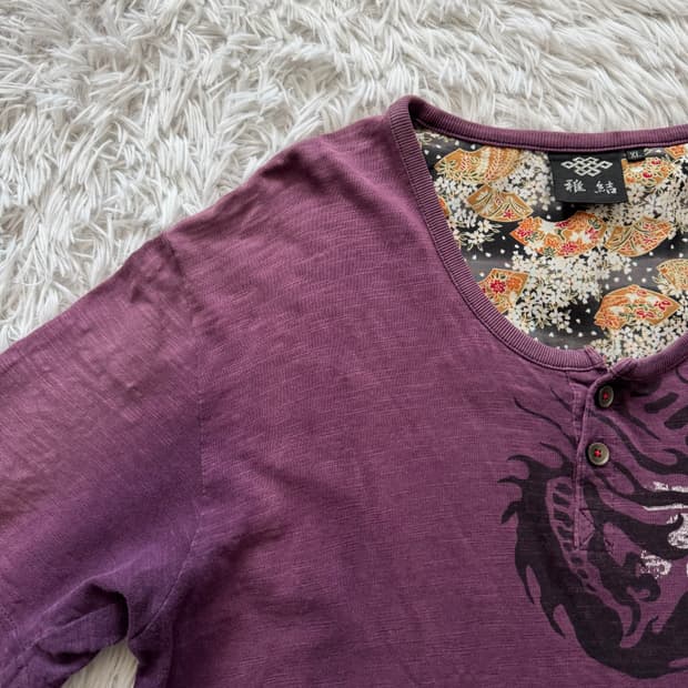 MUSUBI 일본빈티지 오리엔탈 반팔 오리엔탈반팔 와가라 XL 100