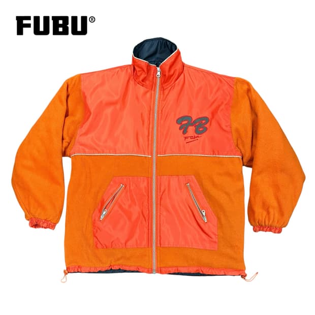 (XL) 푸부 x 하이드로 스포츠 올드스쿨 리버시블 패딩