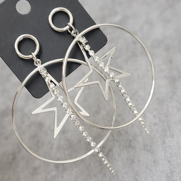star earrings