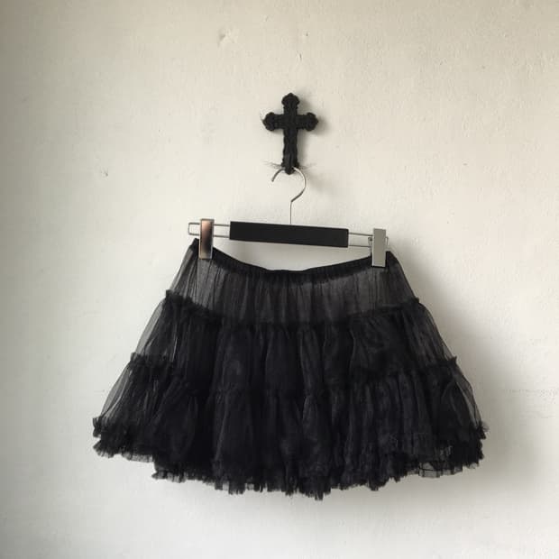 Sha frill mini skirt