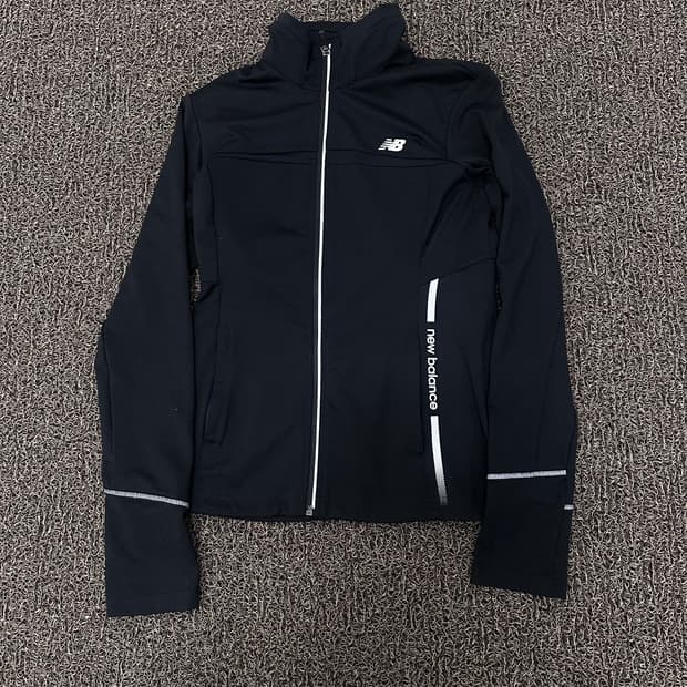 뉴발란스 여성 기능성 집업 져지 운동복 블랙 90(M)