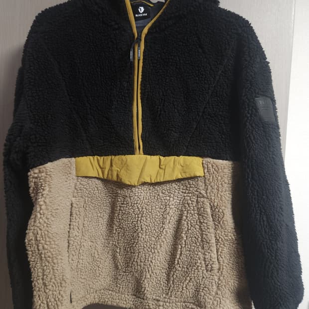 블랙야크 플리스 후드 아노락, M