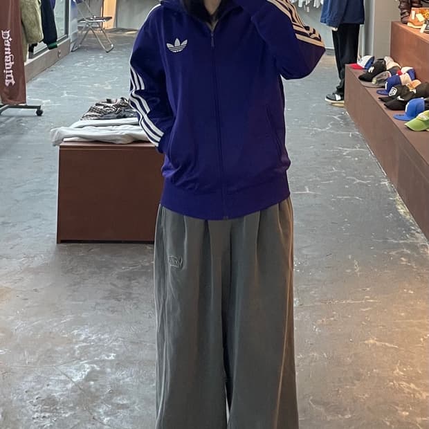 아디다스 파이어버드 트랙탑 퍼플 져지 H1267