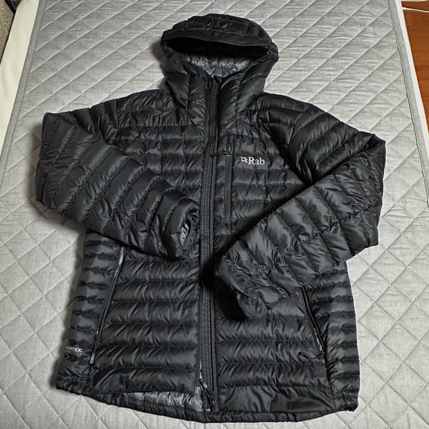 랩 알파인 경량패딩 블랙 L