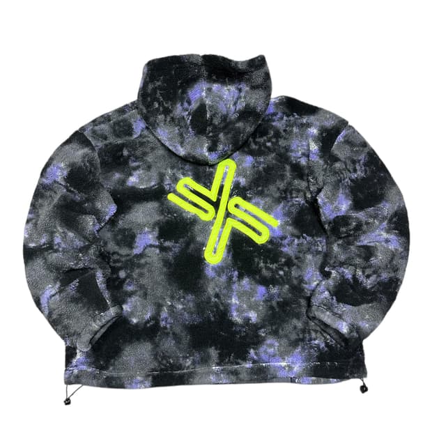 ✨ (바배) 젝시믹스 빅로고 쉐르파 플리스 아노락 반집업