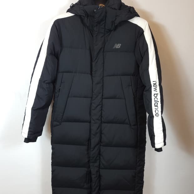 뉴발란스 퍼포먼스 챌린지 롱다운후드패딩 85-95 XS 블랙