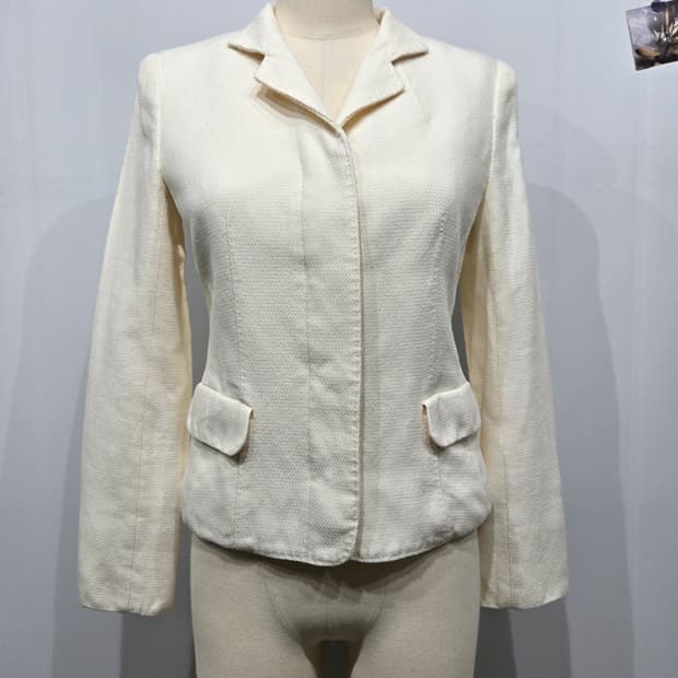 버버리 아이보리 여성 자켓 블레이저
