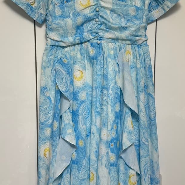 빈센트 반 고흐 별이 빛나는 밤 원피스