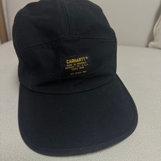 칼하트WIP 캠프캡 블랙