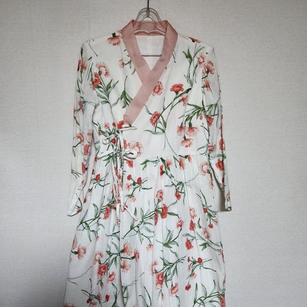 생활한복 철릭 원피스 프리