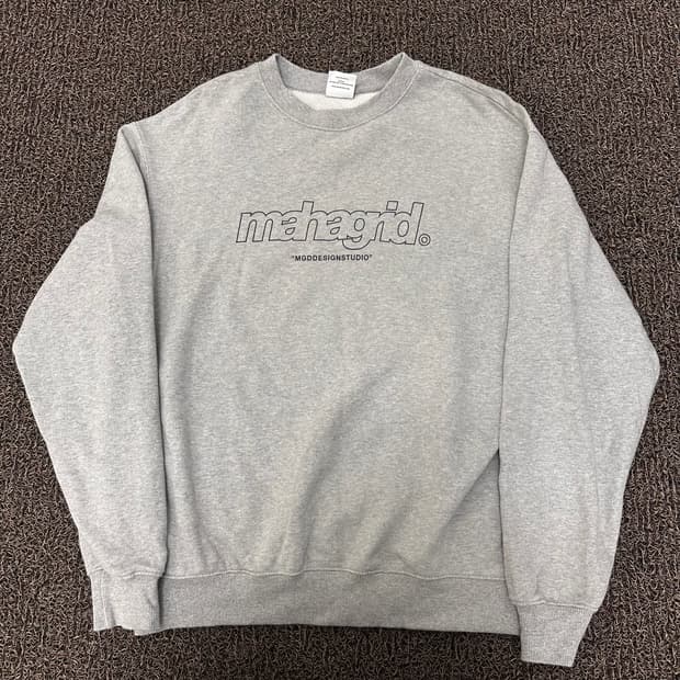 mahagrid 마하그리드 맨투맨 그레이 S