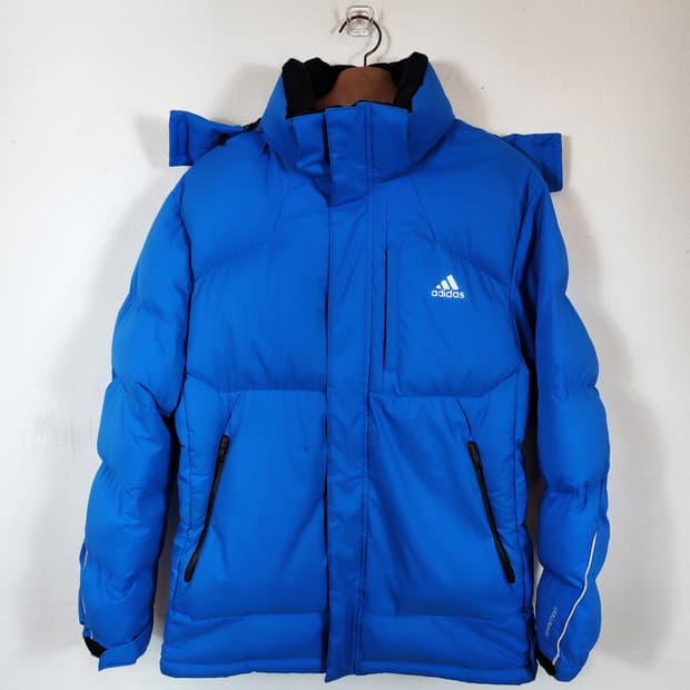 아디다스 블루 기능성 덕다운패딩 100 L