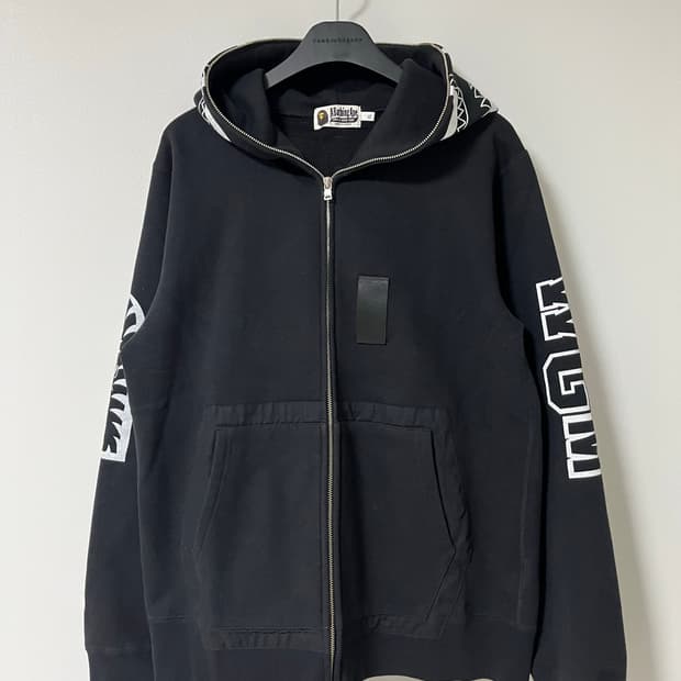 베이프 샤크 후드집업 xl