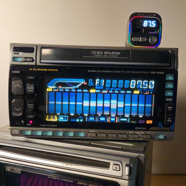 Y2k 이퀄러이저 Alpine 플레이어