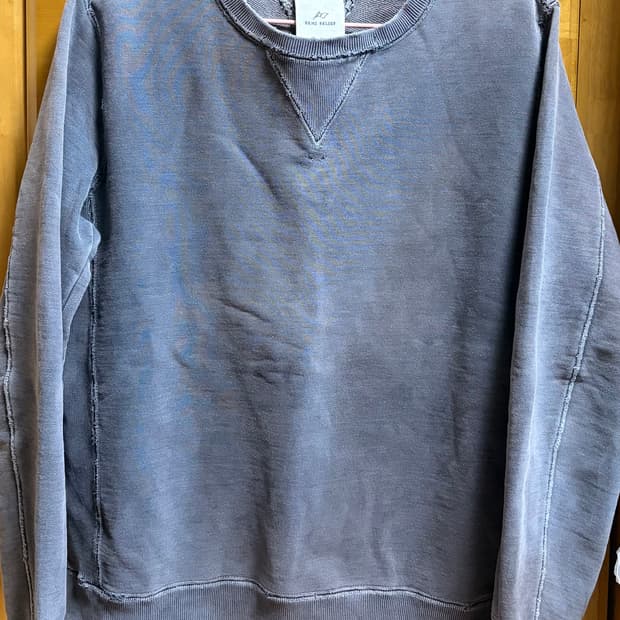 레미릴리프 맨투맨 m 워싱 블랙