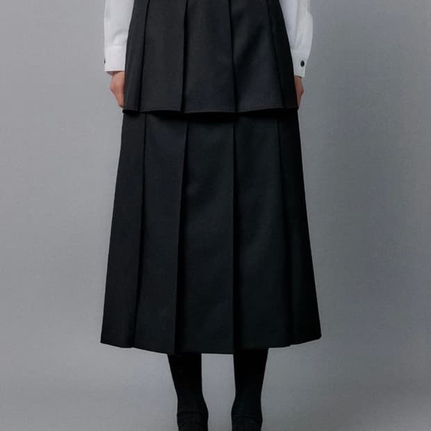 에핑글러 플리츠 스커트