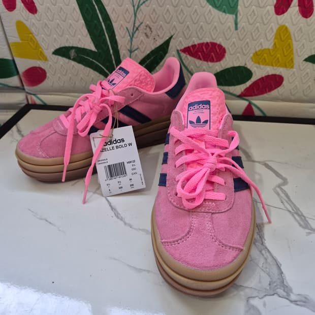 아디다스 가젤 볼드 핑크 여성 스니커즈220