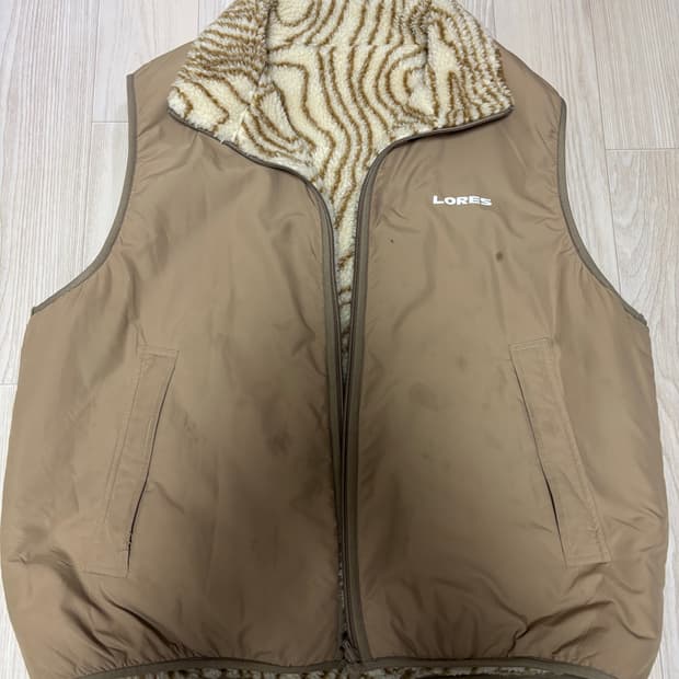 로어스 LORES 양털 베스트 조끼