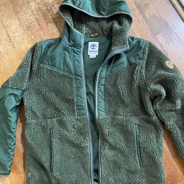 Timberland 올리브그린 헤비 후리스 XL