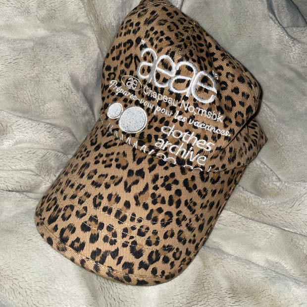 aeae 레오파드 캡 모자