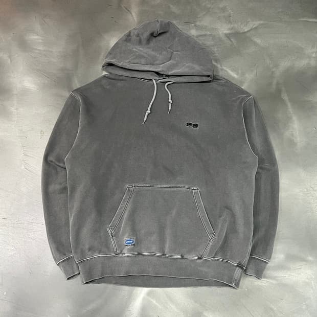 schott 워시드 프린팅 후드티 y16740
