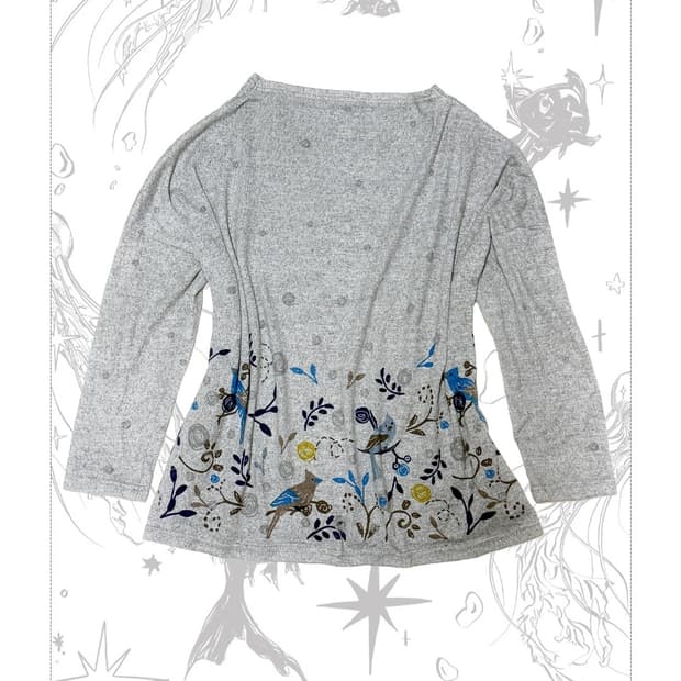 여리여리 송버드 오픈숄더 롱슬리브