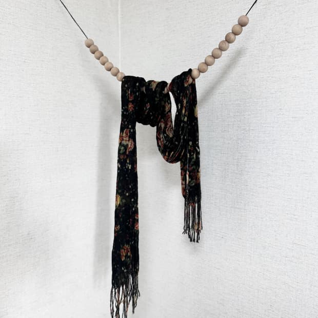 [미품] 메이드 재팬 숄 리넨 스카프