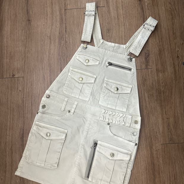 [2003] 히스테릭글래머 포켓 점퍼 스커트 / 멜빵 원피스 오버롤