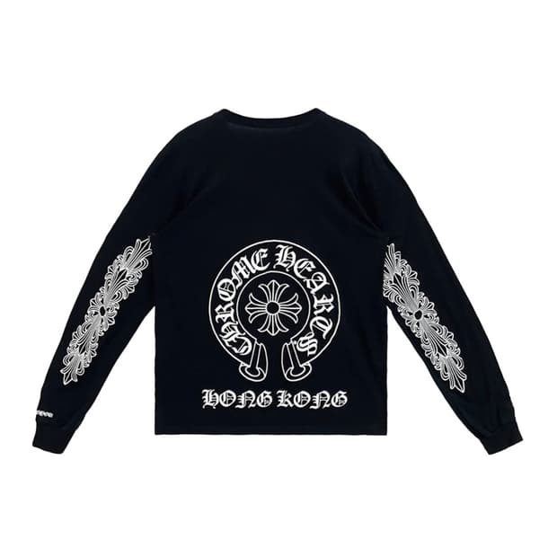 크롬하츠 홀스슈 로고 롱슬리브 홍콩 한정