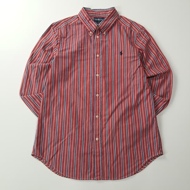 CK641 XL 폴로 00s 아메리칸 클래식 레드 스트라이프 셔츠 남방