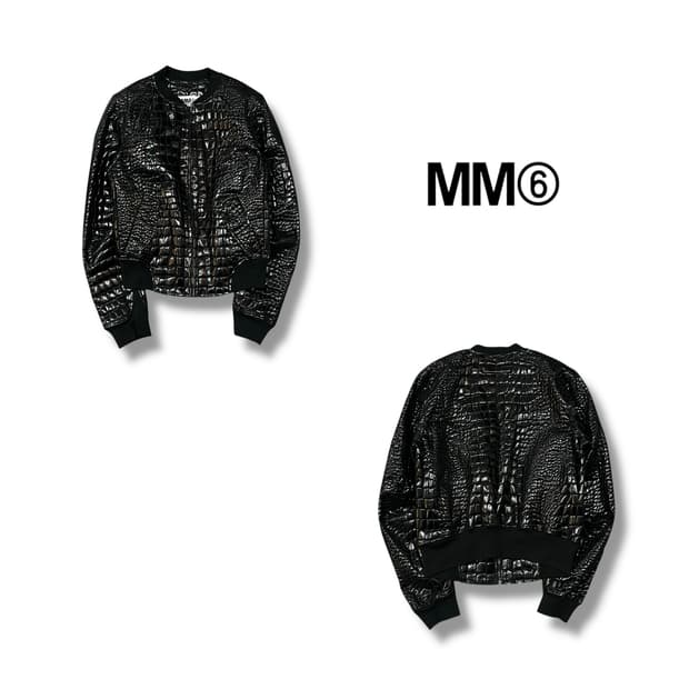 MM6 크로커다일 봄버 자켓 y13800