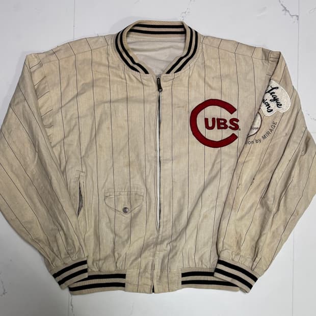 [XL/리버시블] 90s 미라지 시카고 컵스 쿠퍼스타운 자켓