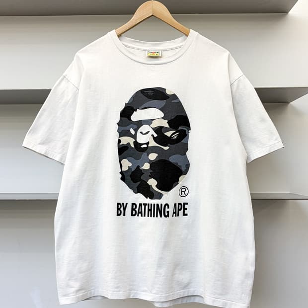 베이프 시티 카모 빅 사루 로고 티셔츠