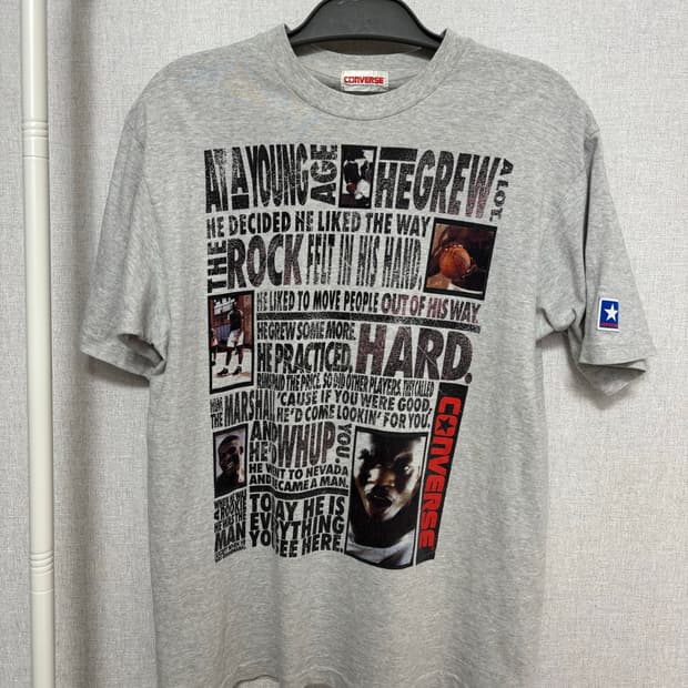 초레어! 찰스 바클리 컨버스 빈티지 티셔츠 NBA