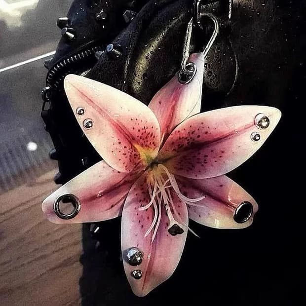 펑크 릴리 키링 (원컬러) 🌺