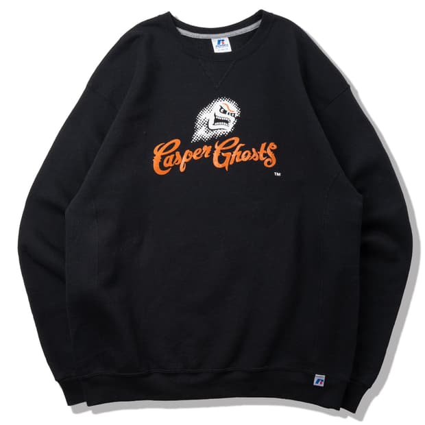 (110) 러셀어슬레틱 Casper Ghosts Black 스웻셔츠