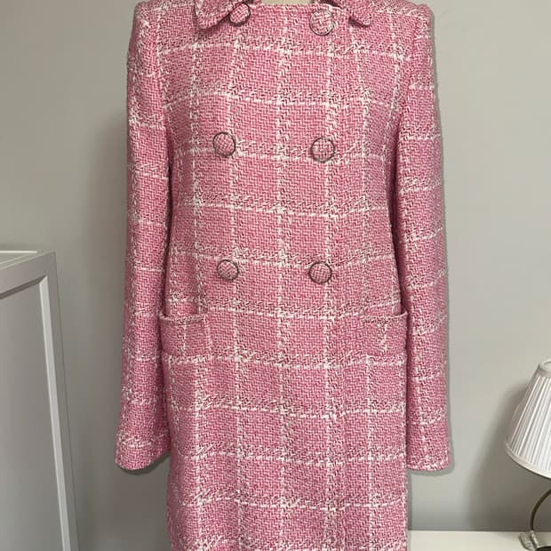  Zara 트위드 히메갸루 코트