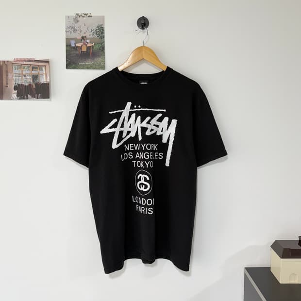 [L] Stussy 스투시 월드투어 티셔츠