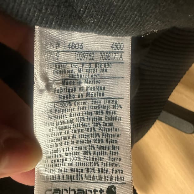 Carhartt J130 blk m사이즈