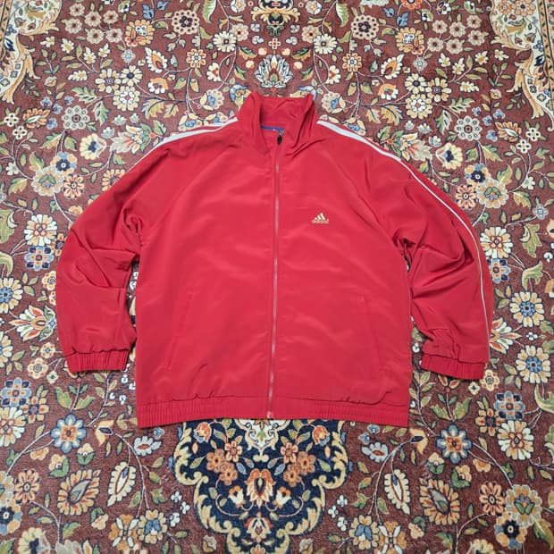 90s 아디다스 코리아  레드 자켓(L,100)