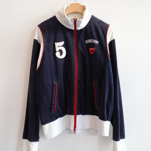 TOMMY HILFIGER 타미 힐피거 벨벳 져지